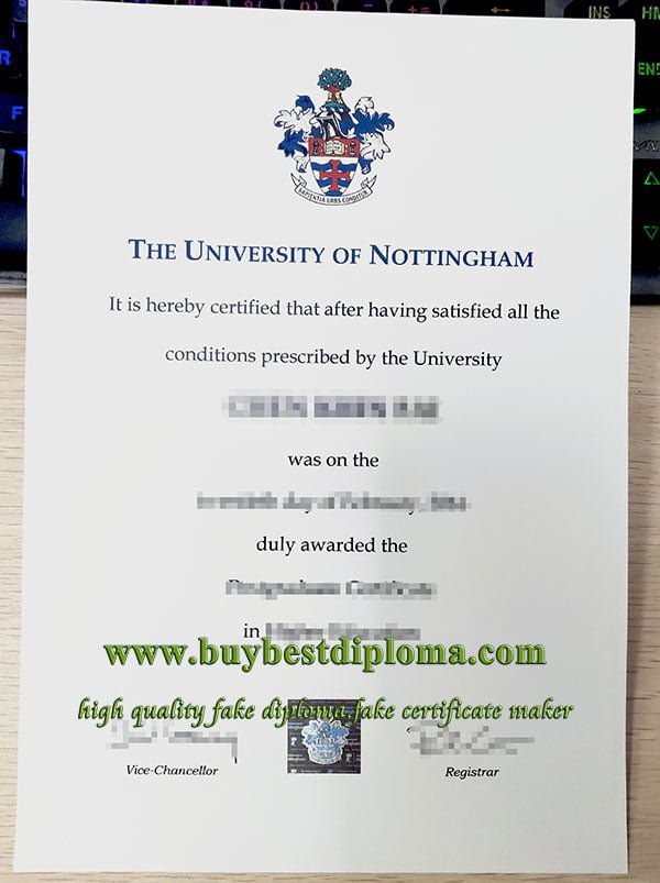 University Of Nottingham degree