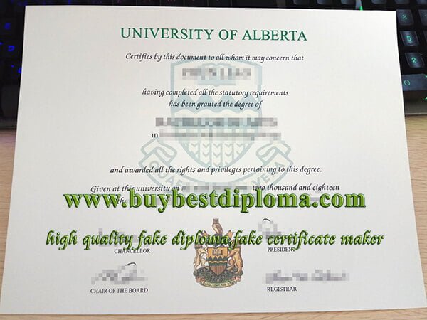 University of Alberta diploma