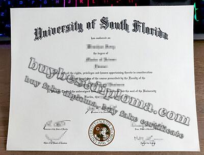 University of South Florida diploma, University of South Florida degree, fake USF diploma,