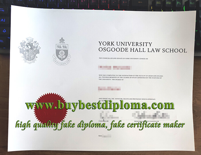 Osgoode Hall Law School diploma