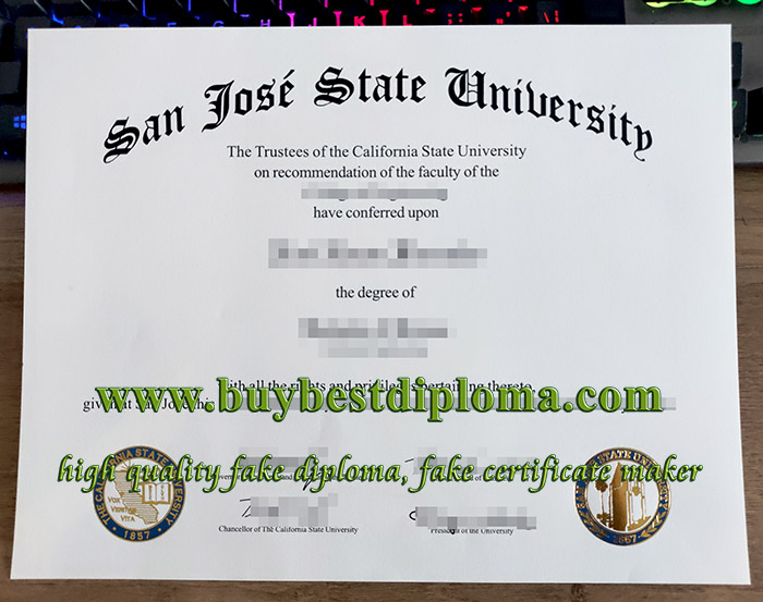 San José State University Diploma San José State University Diploma