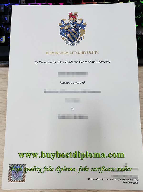 Birmingham City University degree