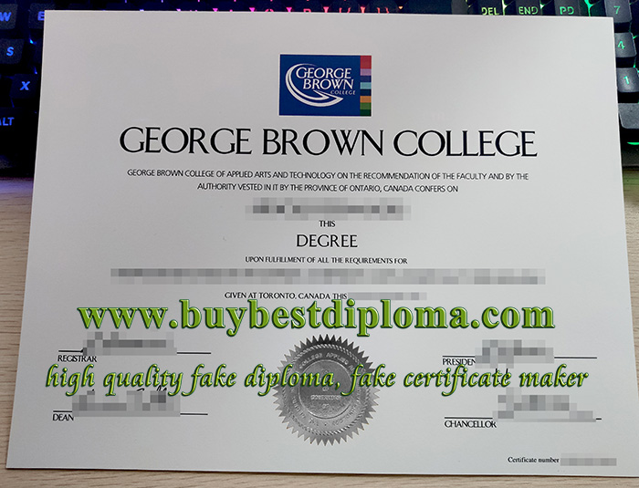 George Brown College degree