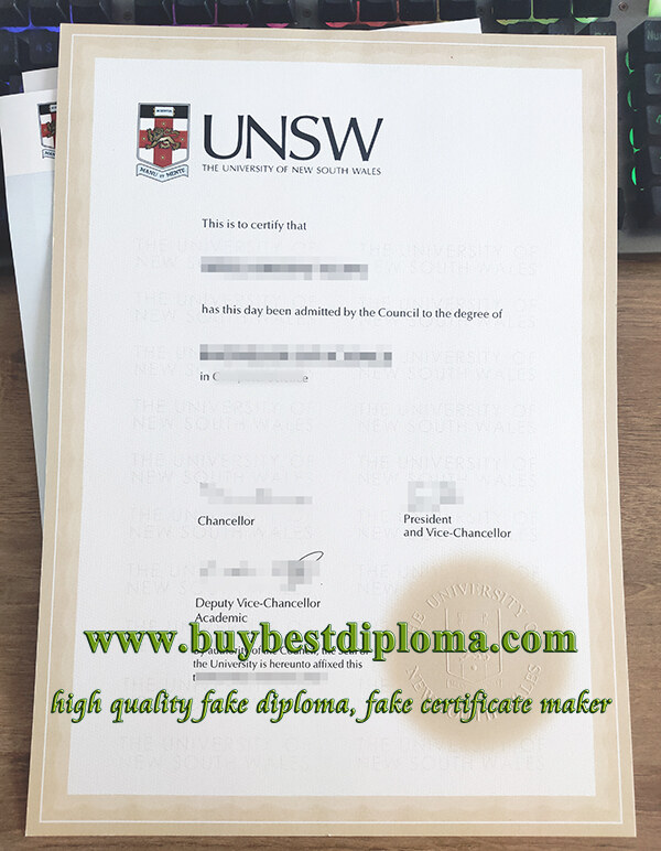 University of New South Wales degree University of New South Wales degree