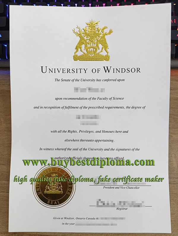 University of Windsor diploma University of Windsor diploma