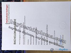 Hochschule Esslingen urkunde, Hochschule Esslingen certificate, Esslingen University diploma,