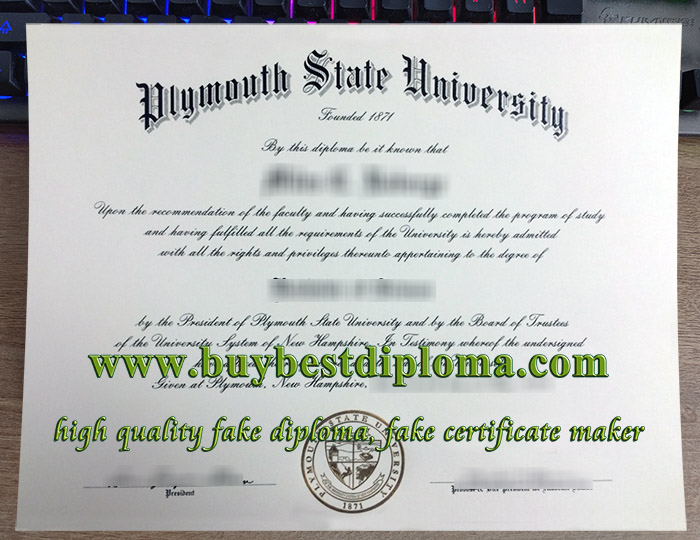 Plymouth State University diploma Plymouth State University diploma