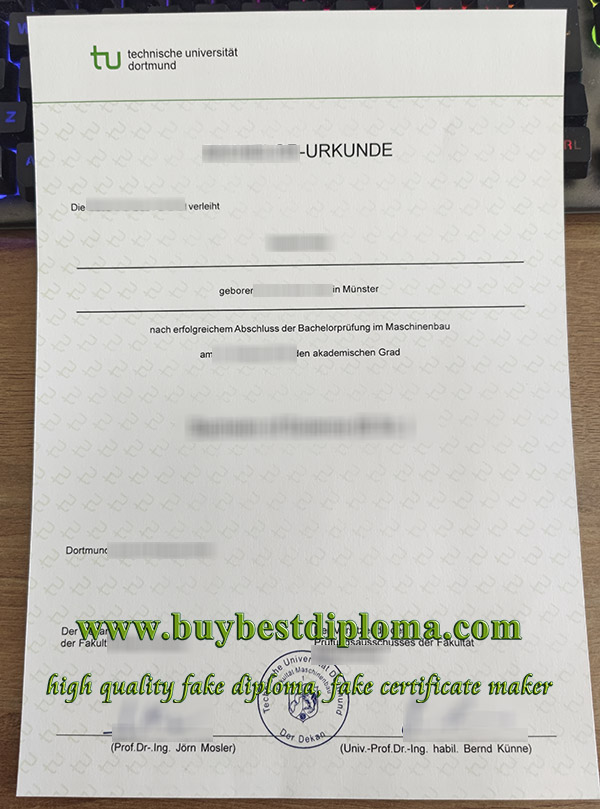 Technische Universität Dortmund urkunde Technische Universität Dortmund urkunde