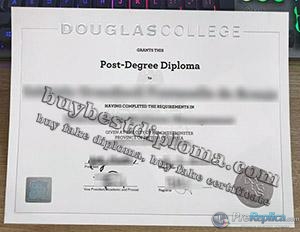 道格拉斯学院新版毕业证, Douglas College diploma, new Douglas College certificate, Douglas College degree,