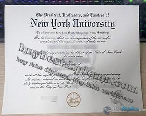 New York University degree, New York University diploma, fake NYU certificate, 纽约大学毕业证,