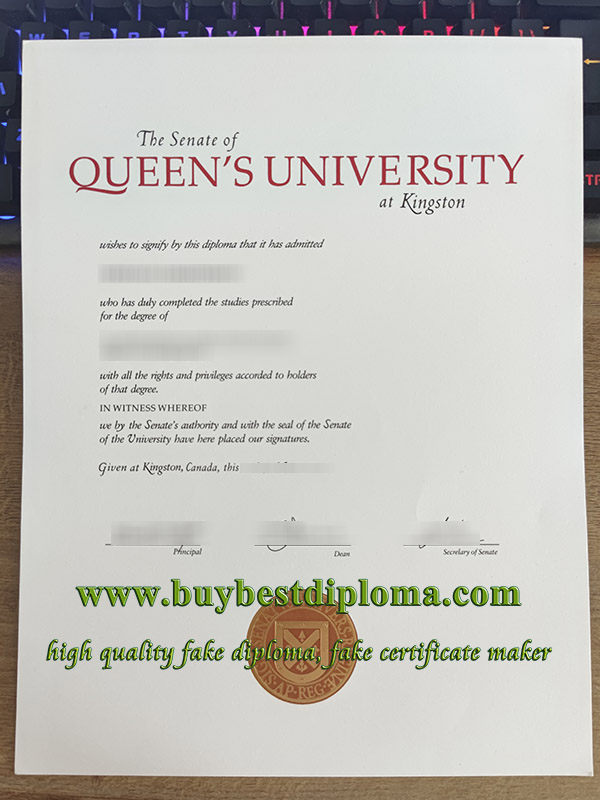 Queen's University diploma Queen's University diploma