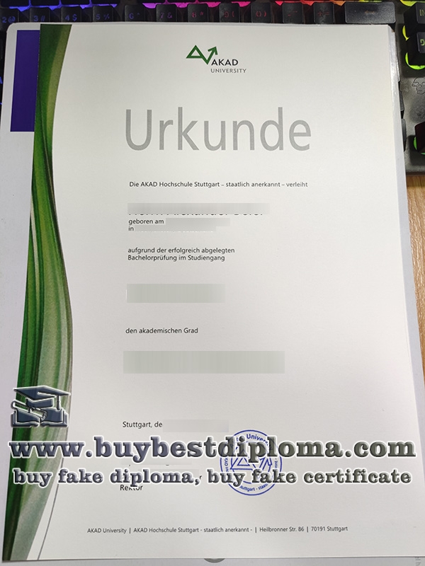 AKAD University diploma, AKAD Hochschule urkunde, AKAD University diploma, AKAD Hochschule urkunde,
