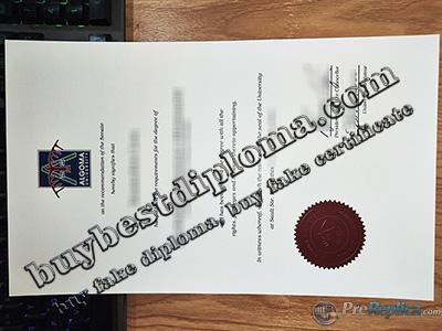 Algoma University diploma, Algoma University degree,