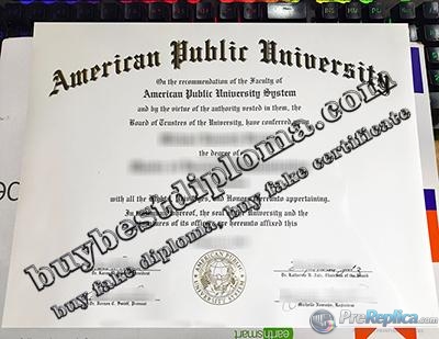 American Public University diploma, APU diploma,