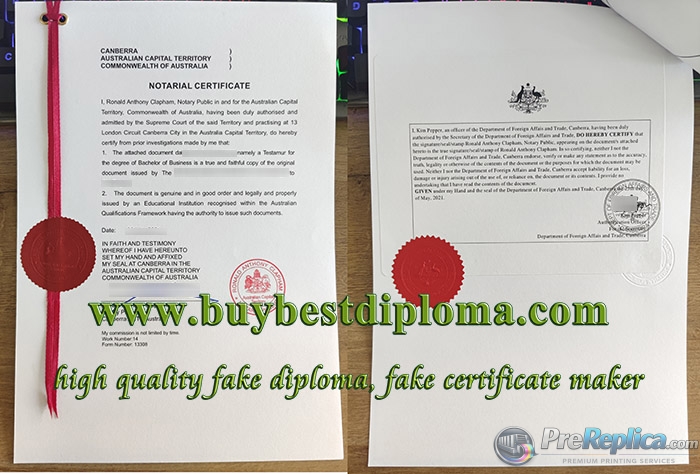 Australian Apostille, Australian notarization,