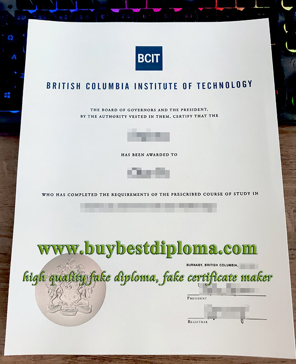 BCIT diploma