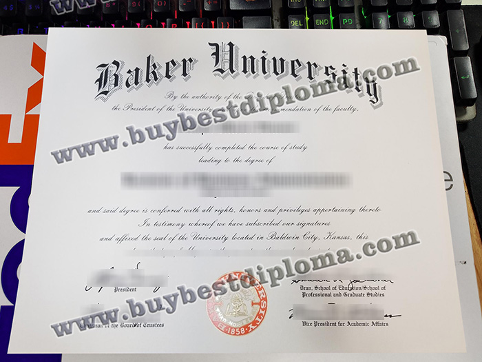 Baker University diploma Baker University diploma