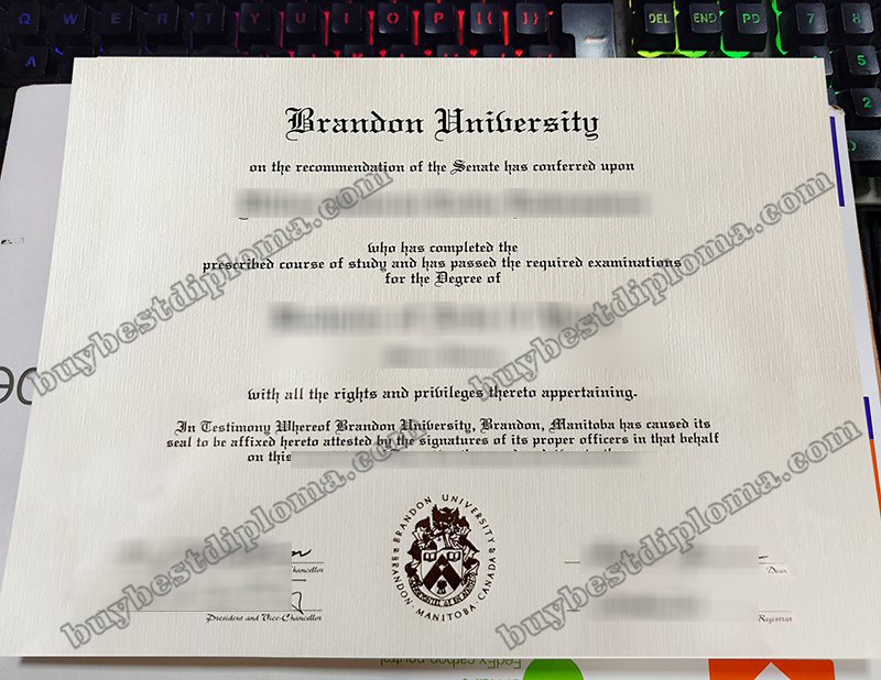 Brandon University diploma Brandon University diploma