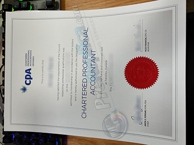 CPA ontario certificate