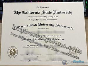 California State University Sacramento diploma, fake CSUS degree,
