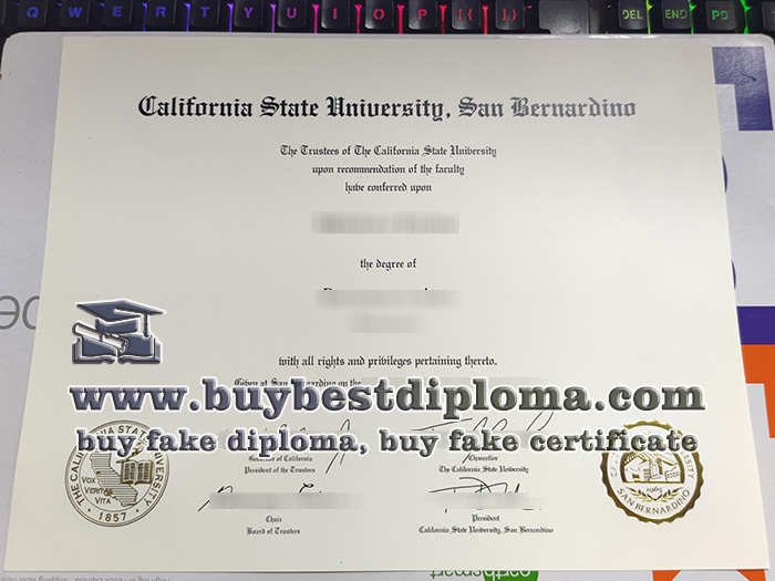 Cal State San Bernardino Diploma Cal State San Bernardino Diploma