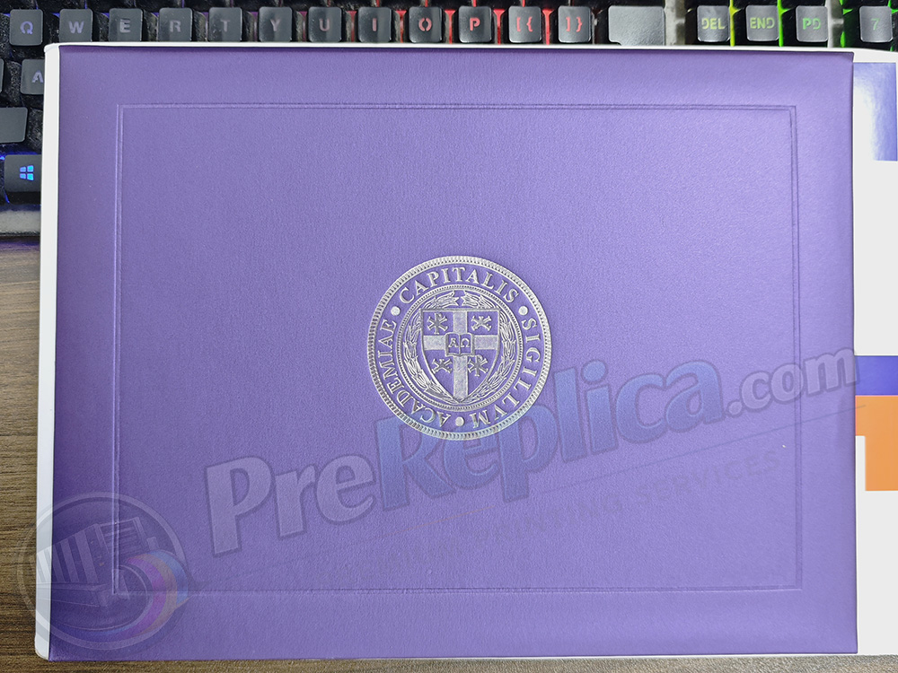 Capital University diploma cover
