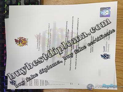 Cardiff Metropolitan University degree, Cardiff Metropolitan University transcript,