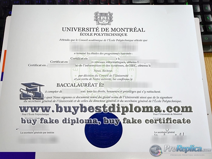 Polytechnique Montréal diploma