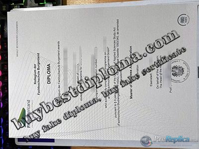 Fachhochschule Burgenland Diploma, FH Burgenland Degree,