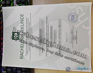 FOM Hochschule degree, fake FOM diploma, FOM Hochschule urkunde,