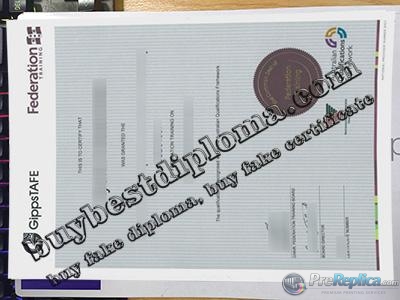GippsTAFE diploma, Federation Training TAFE certificate,