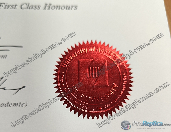 Help University degree seal
