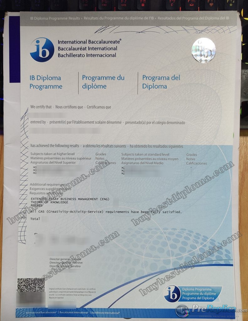 IB Diploma results, International Baccalaureate transcript, IB Diploma results, International Baccalaureate transcript,