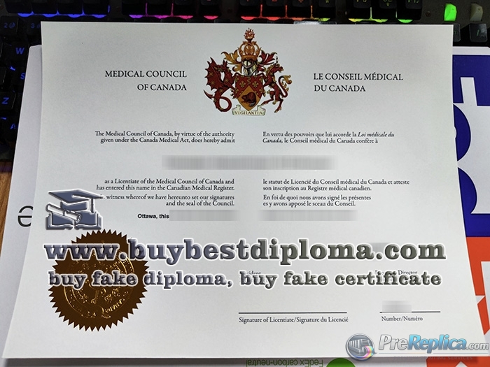 Medical Council of Canada certificate