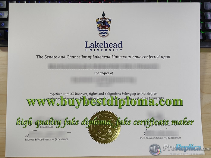 Lakehead University diploma