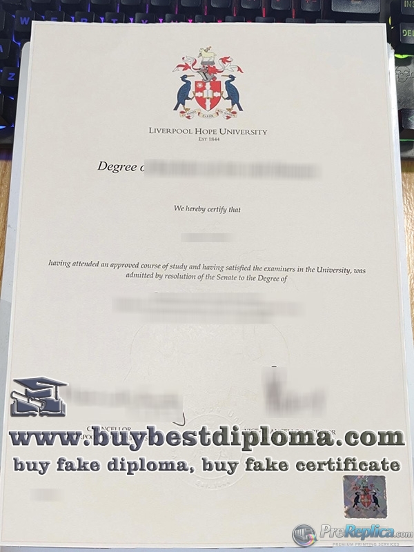 Liverpool Hope university degree