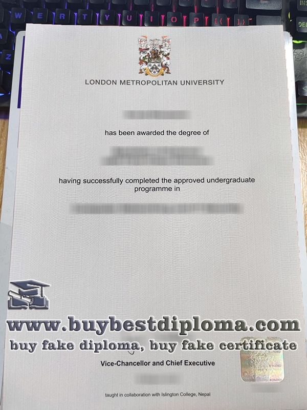 London Metropolitan University degree London Metropolitan University degree