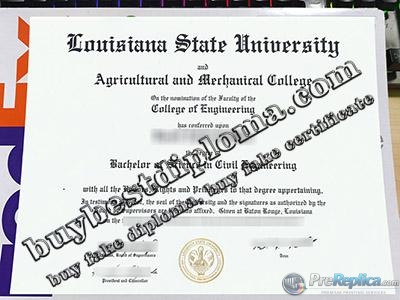 Louisiana State University diploma, fake LSU certificate, Louisiana State University degree,