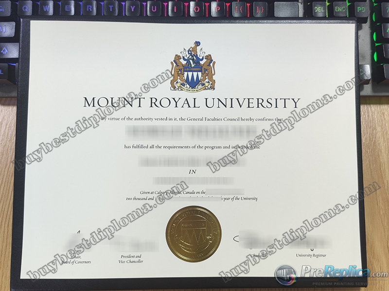 Mount Royal University diploma Mount Royal University diploma