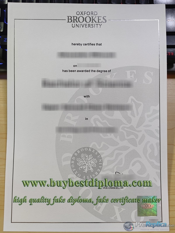 Oxford Brookes University degree
