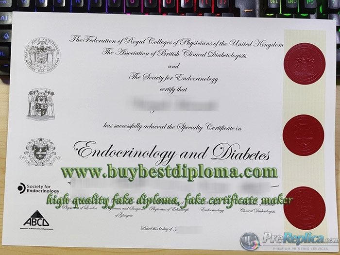 RCP endocrinology and diabetes certificate