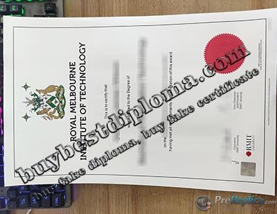 RMIT University certificate