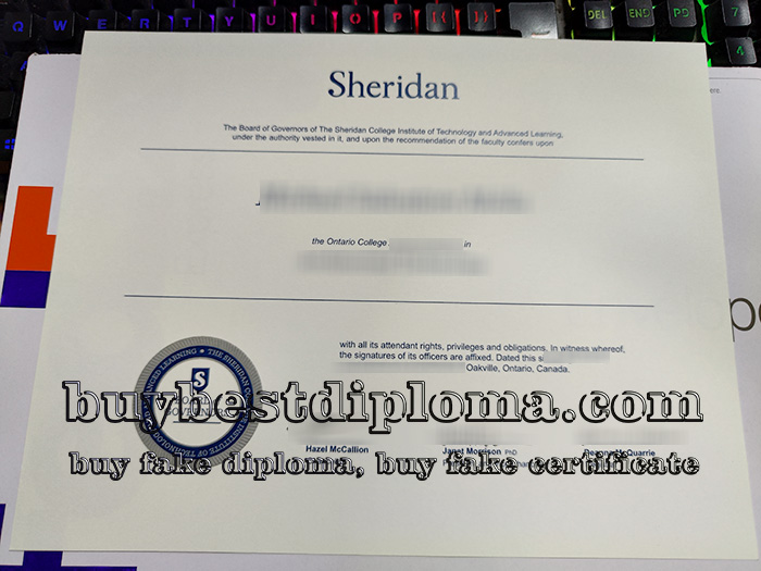 Sheridan College diploma Sheridan College diploma