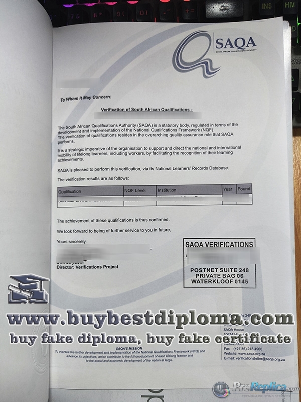 SAQA degree verification SAQA degree verification