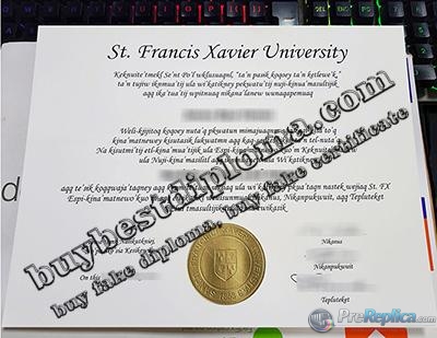 order St. Francis Xavier University diploma, St. Francis Xavier University degree,