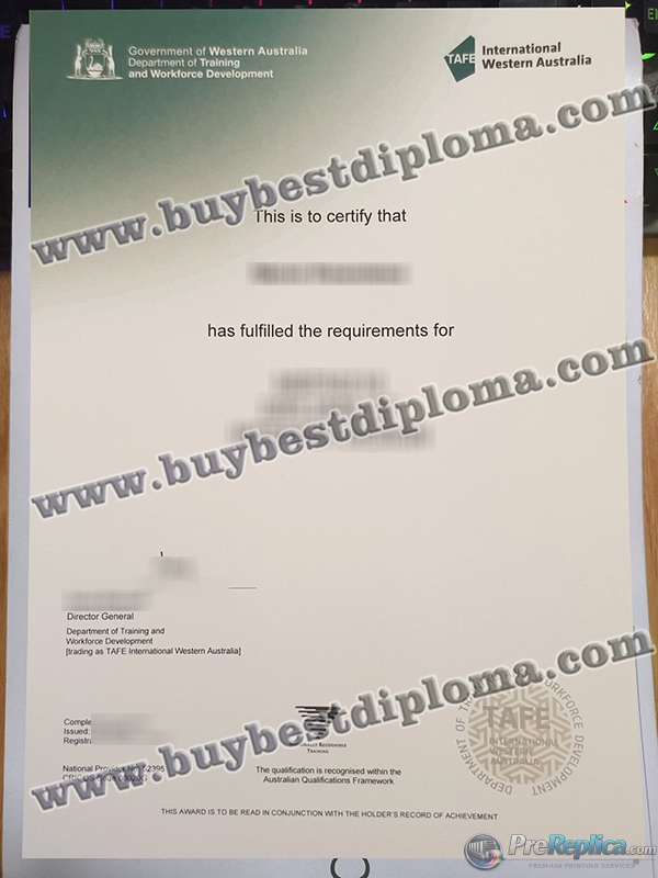 TAFE International WA diploma