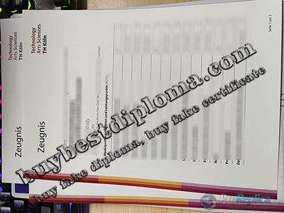 TH Köln zeugnis, Cologne University of Technology transcript,