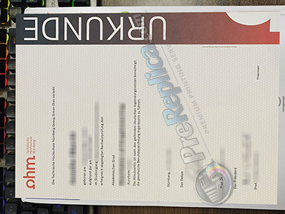 TH Nürnberg urkunde