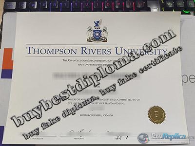Thompson Rivers University degree, Thompson Rivers University diploma,