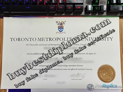 Toronto Metropolitan University diploma, Toronto Metropolitan University degree,